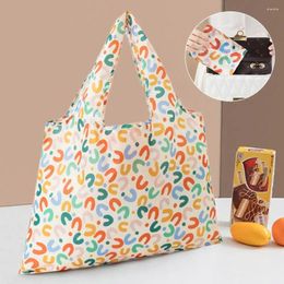 Storage Bags Nylon Folding Shopping Sack Portable Durable Foldable Hand Bag Large Capacity Multifunctional Washable