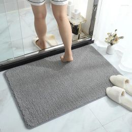 Bath Mats Mat Shower Memory Foam Super Absorbent Coral Fleece Bathroom Carpet Toilet Floor Non-slip Home Decor