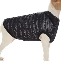 Dog Apparel Winter Coat Fabric Sweater Fleece Vest Pullover Jacket Pet Fall Comfortable Windproof Doggy Big