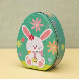 Gift Wrap Cartoon Pattern Candy Box Easter Treat Boxes For Kids Portable Iron Art Cookie Birthday Party