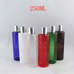 Storage Bottles 250ML Empty Plastic Bottle With Screw Cap 250CC Makeup Sub-bottling Shampoo / Cosmetic Water Packaging