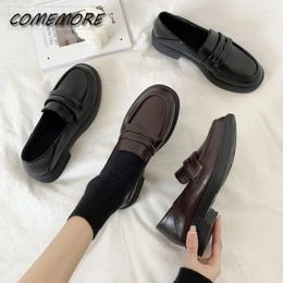 Casual Shoes Loafers Womens Lolita Mary Jane Girls Japanese School Jk Uniform Harajuku College Gothic Quality For Woman PU