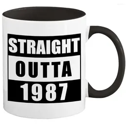 Mugs 36Th Birthday Mug Coffee Cup 1987 Funny Gift For Women Men Her Him