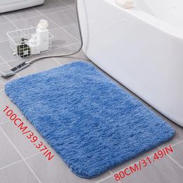 Bath Mats 800MMx1000MMThickened Velvet Carpet Floor Door Kitchen Absorbent Non-slip For Bathroom