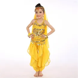 Clothing Sets 6pc Handmade Children Girl Belly Dance Costumes Kids Dancing Matching Easter Dresses Sisters Cute Born Outfits