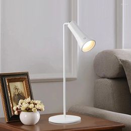 Table Lamps Rechargeable Touch Desk Lamp Portable Camping Light Wall 3 Colour Dimming Eye Protection Reading Night