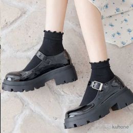 Socks Hosiery Cotton Ruffles Ankle Socks Women INS Summer Cute Kawaii Korean Sock Girl Spring Black White Middle Tube Japanese Sox