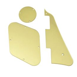 Cables Gold Mirror Gibson Standard Les Paul Pickguard & Back Plate Switch Cavity Covers Fits for LP Guitar Part Dropshipping