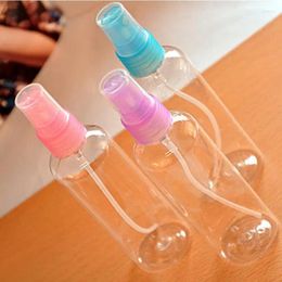 Storage Bottles 100ml Atomizing Spray Bottle Refillable Small Watering Can Plastic Sub-bottling Cosmetic 100pcs