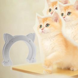 Cat Carriers Cute Door Pet For Kitty Interior Hole Pass Fits Hollow Small Medium Large Cats Hidden Litter Box Gate