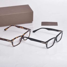 Fashion design lightweight brand sunglasses TOM advanced plate anti blue light myopia glasses frame Ford flat glasses with original box