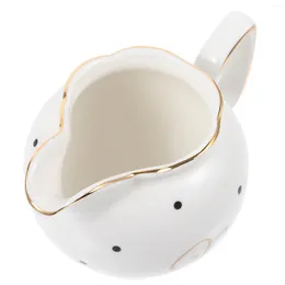 Dinnerware Sets Coffee Bar Supplies Ceramic Milk Jug Sauce Pitcher Cream Dipping Multi-use Honey Dispenser