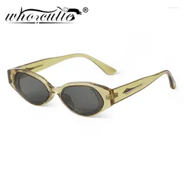 Sunglasses 2024 Trend Brown Green Frame Cat Eye Women Brand Pink Cateye Rivets Shades Eyewear Men Sun Glasses Female Male UV400