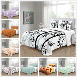 Bedding Sets Tree Leaves Set Butterfly Birds Bedclothes Branch Duvet Cover 3pcs Spring Comforter