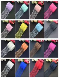 Whole Beautiful Handcrafted Embroidered Net Lace Fabric Sewing Lace Ribbon Trim DIY Costume Decoration4608480