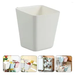 Storage Bags 3 Pcs Small Hanging Bucket Plastic Trash Can Organiser Household Basket Sundries Home