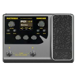 Cables Sonicake Matribox 140 Builtin Guitar/bass/acoustic Multi Effects Processor with Expression Pedal Looper Modeling Amp Qme50