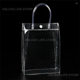 Storage Bags Bag Versatile Transparent Milk Tea Cup Fashion See Through Wallet Wash Bottled Fashionable