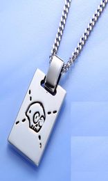 Couple skull pendant Ghost Taro necklace s925 sterling silver necklace pendant female Europe and America new sterling silver jewel3896479