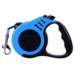 Dog Collars 16FT Travel Extendable Anti Slip Handle Puppy Retractable Leash Pet Nylon Tape Training Heavy Duty Strong Portable