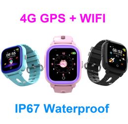 New GPS Children Smart Watch DF76 Waterproof Touch Screen Kids Watch Support SIM Card SOS Call Baby Kids Wristwatch7928519