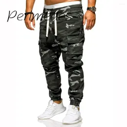 Men's Pants Loose Handsome Multi-Pocket 2024 Tooling Camouflage Durable Summer Trousers Stretch Training Fashion Ropa Hombre