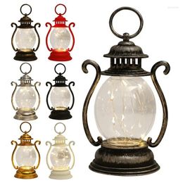 Candle Holders Led Retro Decorative Hanging Lantern Lights Battery Operated Rustic Antique Outdoor Lamp For Camping Hiking Tabletop Decor