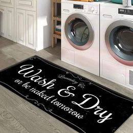 Carpets Non-Slip Laundry Rug Mat For Room Decor Washable Runner Kitchen Bathroom Hallway Entryway Area Rugs