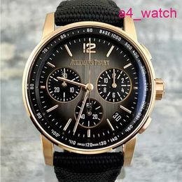 AP Machinery Wrist Watch CODE 11.59 Series 26393OR Rose Gold Black Plate Mens Fashion Leisure Business Sports Mechanical Timing Watch