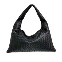Leather Real Bag Shop Handmade Woven Cowhide Horn Large Capacity Tote Womens Commuting Single Shoulder Underarm