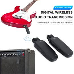 Guitar Professional Wireless Guitar Transmitter Receiver Digital Electric Rechargeable Stringed Instrument Fittings Guitar Accessories