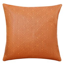 Light luxury texture woven rattan mat pillow with a high-end feel, modern and simple living room pillow, summer solid wood sofa cushion cover-SYDCOMMERCE 03