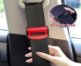 Safety Belts Accessories Car Seat Belt Clip Universal Clips Adjustable Auto Stopper Buckle Plastic Interior Acces 4Colors1816809