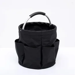 Laundry Bags Oxford Cloth Storage Basket Folding Garden Tool Outdoor Picnic With Handle Water Bucket Easy Carry