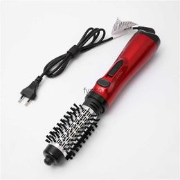 Hair Curlers Straighteners New multi-functional hair dryer rotating curly comb 2-in-1 hot air detachable H240415