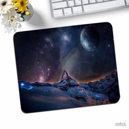 Mouse Pads Wrist Rests Galaxy Small Gaming Mouse Pad Deskmat Rubber Mat non-slip Anime Mousepad Pc Accessories Desk Protector Kawaii Cute Keyboard Pads