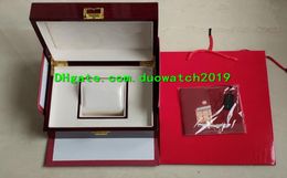 High Quality Red HUB Watch Box Papers Card Wood Gift Boxes Handbag For Bang King Power Diver 311SX1170GR Man woman gift watch b9800227