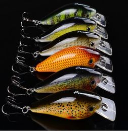 lifelike fish Crank fishing lures hooks 75cm 128g Fly Fishing Crankbait ABS plastic hard Bait with retail box9883492