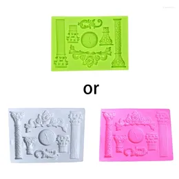 Baking Moulds Silicone Fondant Mould Roman Column Shape Cake Molds Decorating Tool Chocolate Mold Gadget Material M6CE
