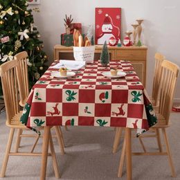 Table Cloth Christmas Tablecloth Runners For Dining Home Decoration Luxury Snowflake Elegant Linen Kitchen Picnic Waterproof Polyester