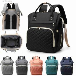 Diaper Bags Folding Mommy Bag Mummy Large Capacity Bag Mom Baby Multi-function Waterproof Outdoor Travel Diaper Bags For Baby Care L410