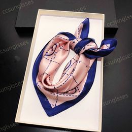 Channel Scarves New Skinny Scarf Women Luxury Brand Small Silk Scarves Print Hair Band Headband Wrap Bag Handle Ribbon Lady Neck Scarf Shawl L3