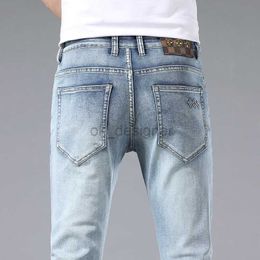 Jeans designer maschile primavera/estate jeans gamba dritta nuovi pantaloni versatili elastici versatili elastici