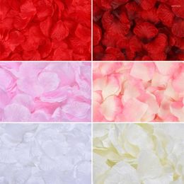 Decorative Flowers 500/1000Pcs Rose Petals Artificial Silk Flower For Romantic Valentine Day Decoration Wedding Roses Supplies