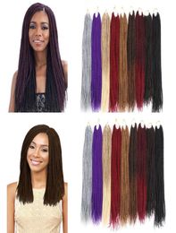 12 or 30 Strands Pack Ombre Colour Synthetic Crochet Braids Hair Extensions 18 inch 22 inch Kanekalon Fibre 3969797