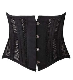 Whole Women039s 26 Steel Boned Breathable Mesh Short Torso Underbust Corset Waist Trainer Body Shaper Size MXXXL6314991