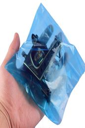 200pcsLot Safety Disposable Hygiene Plastic Clear Blue Tattoo Supplies Cover Bags Tattoo Machine Pen Cover Bag Clip Cord Sleeve T6158115