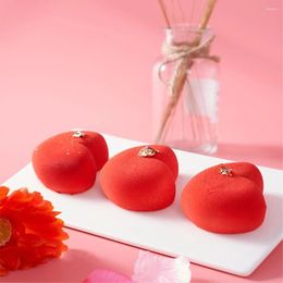 Baking Moulds 8 Cavity Heart Mousse Pastry Love Silicone Cake Moulds For Valentine's Day Rose Dessert Tools Kitchen Bakeware