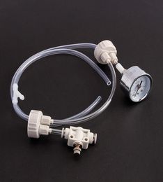 Aquarium DIY CO2 Generator System Kit with Pressure Air Flow Adjustment Water Plant Fish Tank Aquarium Co2 Valve1612315