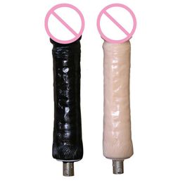 Automatic sexy Machine Attachment Black Dildo 26cm Length 5.5cm Diameter Silicone Dildos Toys For Women Adult Product